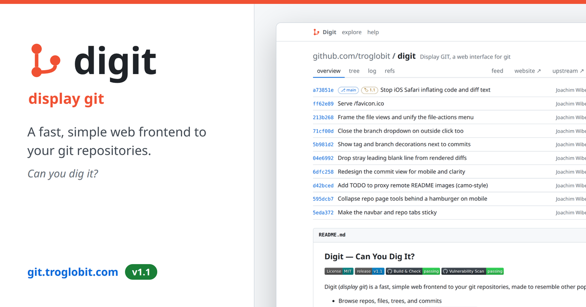 Digit repo overview