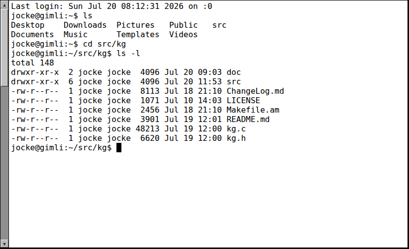 Default urxvt: bitmap font, black on white, scrollbar on the left